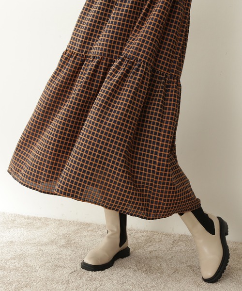 N.（N. Natural Beauty Basic）（エヌエヌナチュラルビューティーベーシック）の「◆ティアードキャミワンピース（ワンピース・レディース・ブラック/ブラック系その他・MEDIUM）」の9枚目の写真