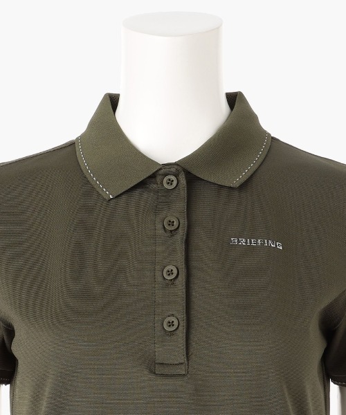 BRIEFING(ブリーフィング)の「【ブリーフィングゴルフ】WOMENS BASIC POLO/ウィメンズベーシックポロ(ポロシャツ・レディース・ホワイト/ネイビー・S/M)」の9枚目の写真