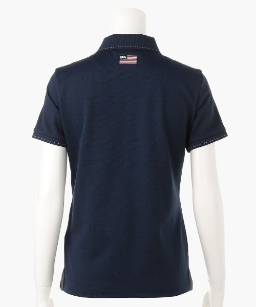BRIEFING(ブリーフィング)の「【ブリーフィングゴルフ】WOMENS BASIC POLO/ウィメンズベーシックポロ(ポロシャツ・レディース・ホワイト/ネイビー・S/M)」の16枚目の写真