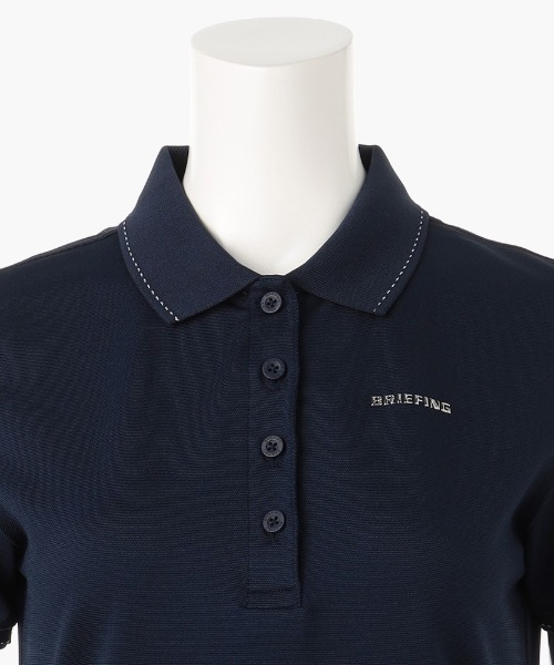 BRIEFING(ブリーフィング)の「【ブリーフィングゴルフ】WOMENS BASIC POLO/ウィメンズベーシックポロ(ポロシャツ・レディース・ホワイト/ネイビー・S/M)」の18枚目の写真