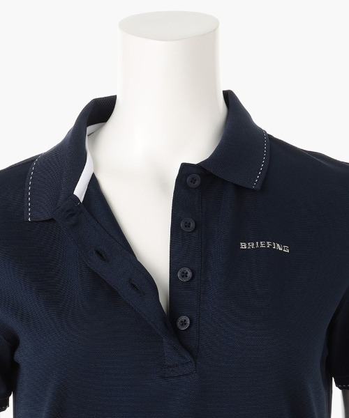 BRIEFING(ブリーフィング)の「【ブリーフィングゴルフ】WOMENS BASIC POLO/ウィメンズベーシックポロ(ポロシャツ・レディース・ホワイト/ネイビー・S/M)」の19枚目の写真