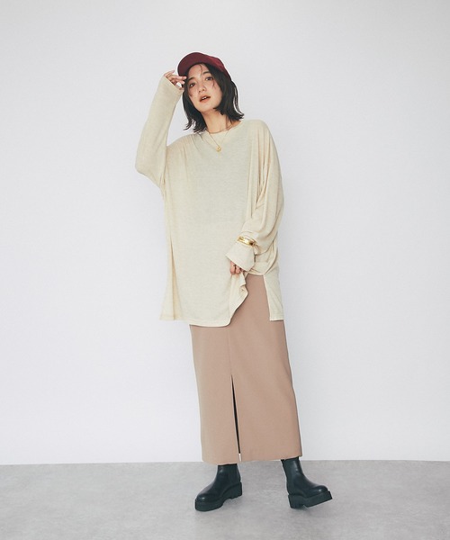 RIVE DROITE（リヴドロワ）の「秋冬らしい雰囲気/コーデュロイキャップ（キャップ・レディース・グレー系その他/オリーブ/レッド・FREE）」の11枚目の写真