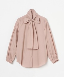 HELIOPOLE | CHAMBRAY TYPEWRITER BOW-TIE BL(シャツ/ブラウス)