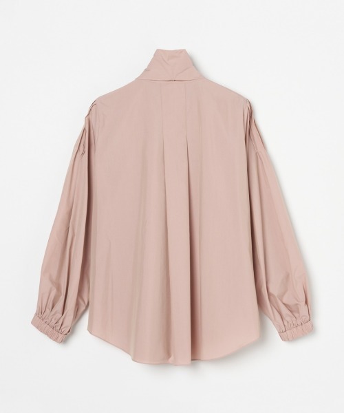 HELIOPOLE（エリオポール）の「CHAMBRAY TYPEWRITER BOW-TIE BL（シャツ/ブラウス・レディース・ピンク/グレー・38）」の14枚目の写真