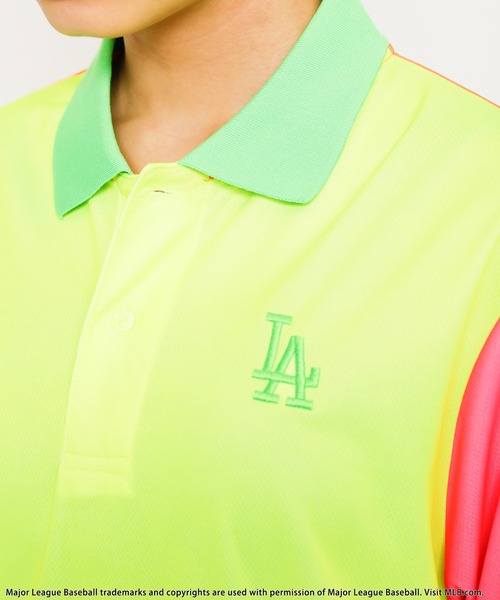 MLB/Los Angeles Dodgers】ポリメッシュポロシャツ（ポロシャツ