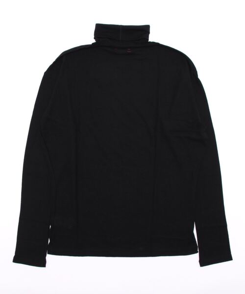 UNFIL（アンフィル）の「unfil | メリノジャージー タートルネックTシャツ WOMEN（Tシャツ/カットソー・レディース・ブラック/オフホワイト/イエロー・1）」の4枚目の写真