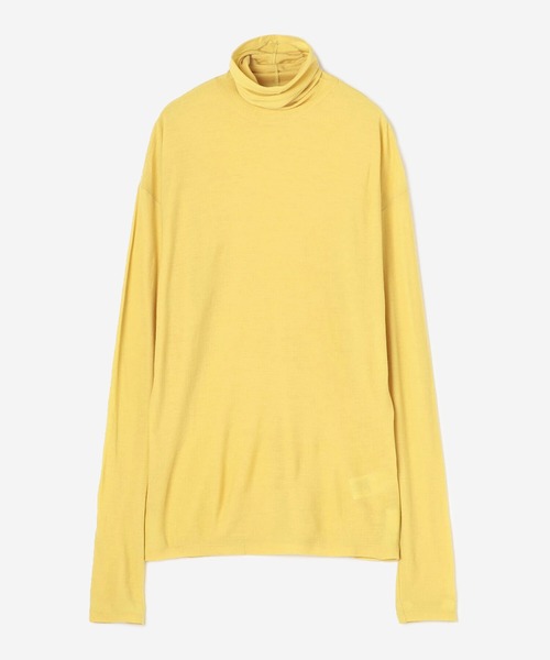 UNFIL（アンフィル）の「unfil | メリノジャージー タートルネックTシャツ WOMEN（Tシャツ/カットソー・レディース・ブラック/オフホワイト/イエロー・1）」の12枚目の写真