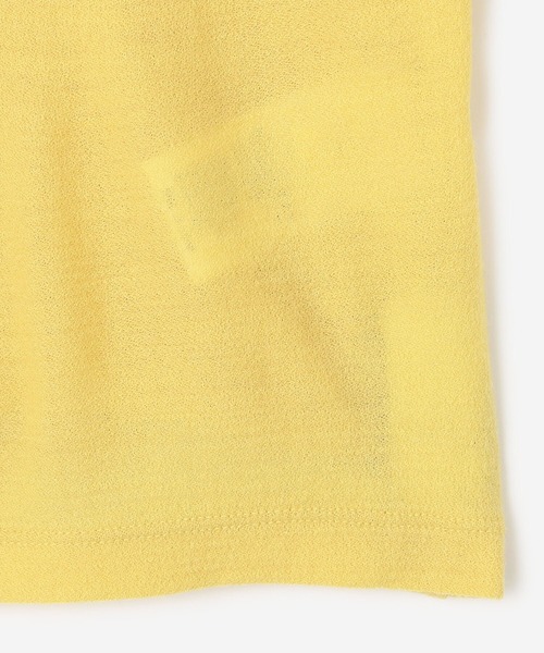 UNFIL（アンフィル）の「unfil | メリノジャージー タートルネックTシャツ WOMEN（Tシャツ/カットソー・レディース・ブラック/オフホワイト/イエロー・1）」の6枚目の写真