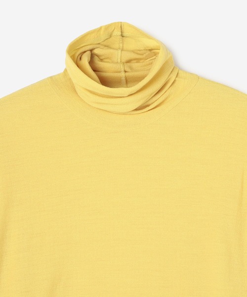 UNFIL（アンフィル）の「unfil | メリノジャージー タートルネックTシャツ WOMEN（Tシャツ/カットソー・レディース・ブラック/オフホワイト/イエロー・1）」の14枚目の写真