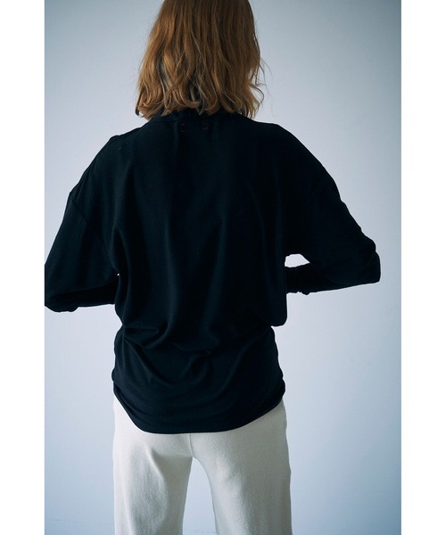 UNFIL（アンフィル）の「unfil | メリノジャージー タートルネックTシャツ WOMEN（Tシャツ/カットソー・レディース・ブラック/オフホワイト/イエロー・1）」の15枚目の写真