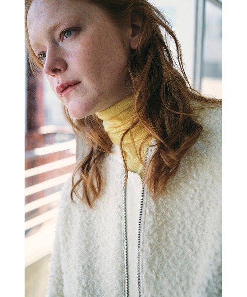 UNFIL（アンフィル）の「unfil | メリノジャージー タートルネックTシャツ WOMEN（Tシャツ/カットソー・レディース・ブラック/オフホワイト/イエロー・1）」の17枚目の写真