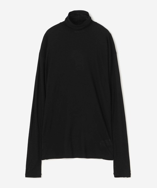 UNFIL（アンフィル）の「unfil | メリノジャージー タートルネックTシャツ WOMEN（Tシャツ/カットソー・レディース・ブラック/オフホワイト/イエロー・1）」の19枚目の写真