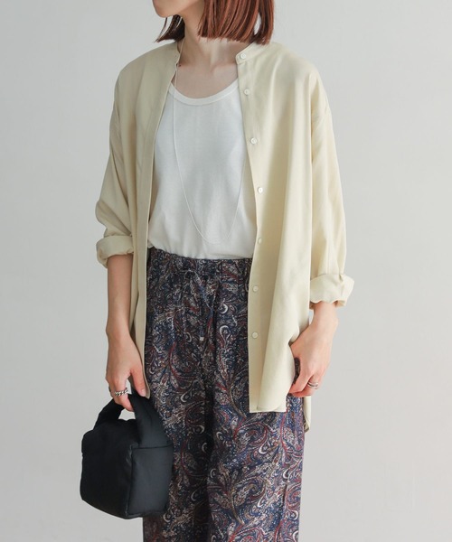 「URBAN RESEARCH DOORS」 長袖シャツ MEDIUM ライトベージュ レディース URBAN RESEARCH DOORS 「URBAN DOORS」 長袖ブラウス MEDIUM