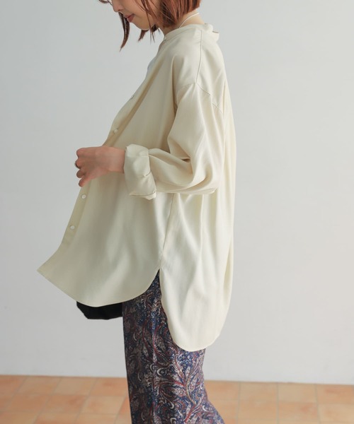 「URBAN RESEARCH DOORS」 長袖ブラウス MEDIUM ベージュ系その他 レディース URBAN RESEARCH DOORS 「URBAN DOORS」 長袖ブラウス MEDIUM