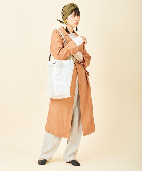 beautiful people(ビューティフルピープル)の「beautiful people PLAID VINYL LOGO TAPE SHOUL(ショルダーバッグ・レディース・その他3・FREE)」の7枚目の写真