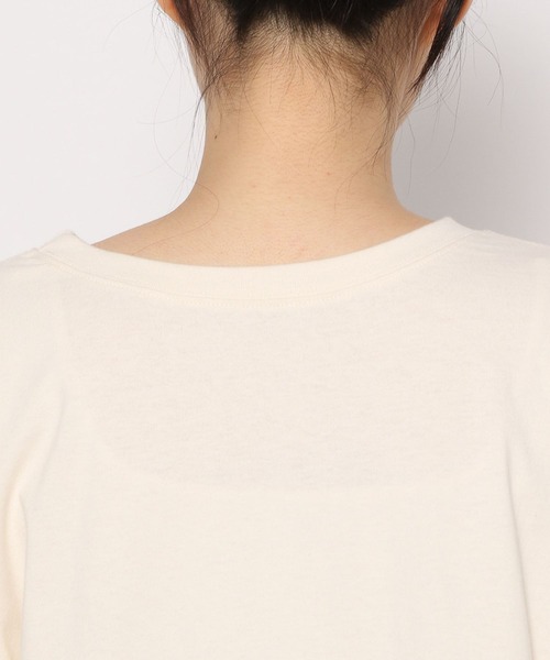 studio CLIP（スタディオクリップ）の「フロッキーロゴロンTシャツ（Tシャツ/カットソー・レディース・オフホワイト/グリーン/ネイビー/ライトグレー・FREE）」の18枚目の写真