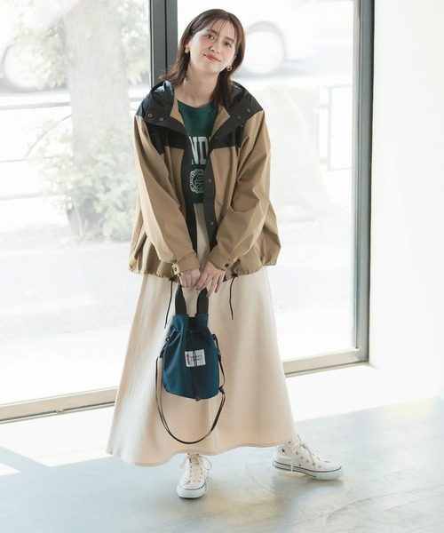 studio CLIP（スタディオクリップ）の「フロッキーロゴロンTシャツ（Tシャツ/カットソー・レディース・オフホワイト/グリーン/ネイビー/ライトグレー・FREE）」の15枚目の写真