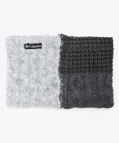 Columbia（コロンビア）の「Columbia/コロンビア ネックウォーマー DIAMOND DUST 防寒 マフラー PU2343（ネックウォーマー/スヌード・メンズ・ネイビー系/オートミール/ブラック/ブラック×グレー/グレー系/カーキ系/ブラック系・FREE/ONE SIZE）」の4枚目の写真