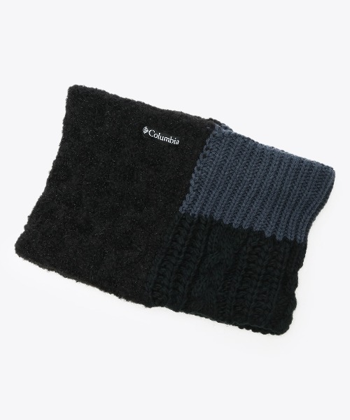 Columbia（コロンビア）の「Columbia/コロンビア ネックウォーマー DIAMOND DUST 防寒 マフラー PU2343（ネックウォーマー/スヌード・メンズ・ネイビー系/オートミール/ブラック/ブラック×グレー/グレー系/カーキ系/ブラック系・FREE/ONE SIZE）」の2枚目の写真
