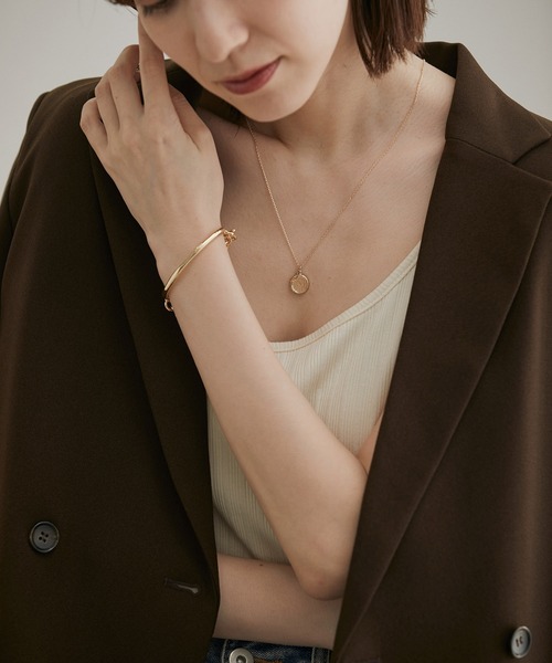 VIS（ビス）の「ニュアンスコインネックレス（ネックレス・レディース・シルバー/ゴールド・FREE）」の15枚目の写真