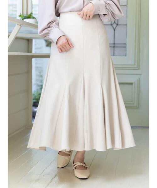 SLURR（スラ―）の「マーメイドボリュームスカート（スカート・レディース・ブラック/ベージュ/アイボリー・FREE）」の7枚目の写真