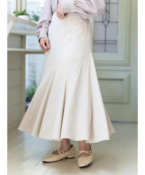 SLURR（スラ―）の「マーメイドボリュームスカート（スカート・レディース・ブラック/ベージュ/アイボリー・FREE）」の21枚目の写真