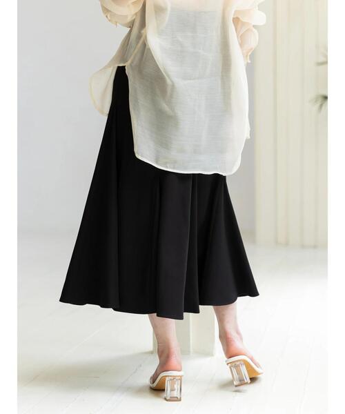 SLURR（スラ―）の「マーメイドボリュームスカート（スカート・レディース・ブラック/ベージュ/アイボリー・FREE）」の9枚目の写真