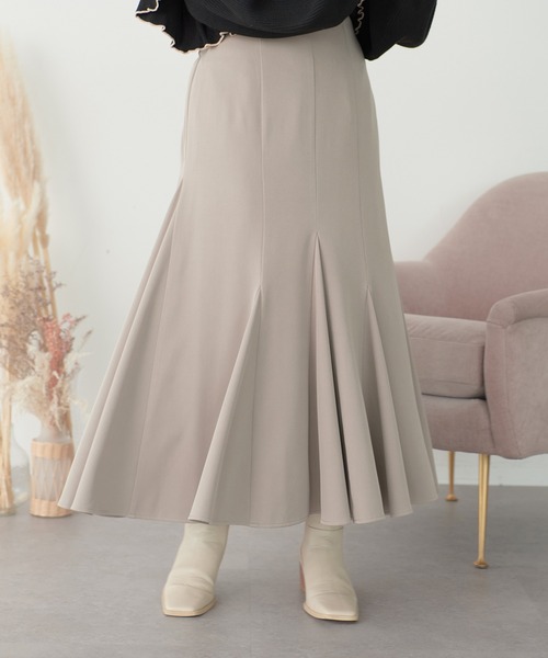 SLURR（スラ―）の「マーメイドボリュームスカート（スカート・レディース・ブラック/ベージュ/アイボリー・FREE）」の3枚目の写真