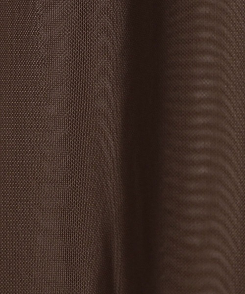 179/WG（イチナナキュウダブルジー）の「シアーメッシュタートルインナー（Tシャツ/カットソー・レディース・グリーン/ピンク/オフホワイト/ブルー/ブラウン/ブラック/サックスブルー/ピンクベージュ・FREE）」の18枚目の写真