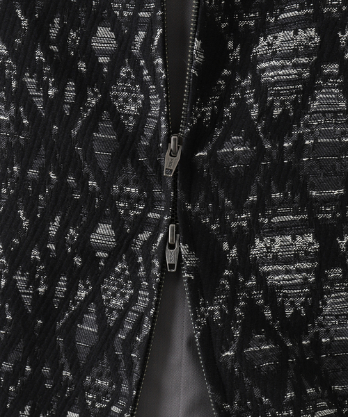 EDIFICE LA BOUCLE(エディフィスラブークル)の「【LA BOUCLE / ラブークル】ショートブルゾン DEVEAUX ジャカード(ブルゾン・メンズ・ブラックミックス/ブラック系その他・2/1)」の11枚目の写真