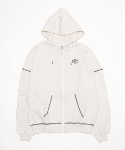 ROXY（ロキシー）の「ロキシー ROXY BACK LOGO ZIP（パーカー・レディース・バイオレット/ホワイト/ブラック・M/L/S）」の2枚目の写真