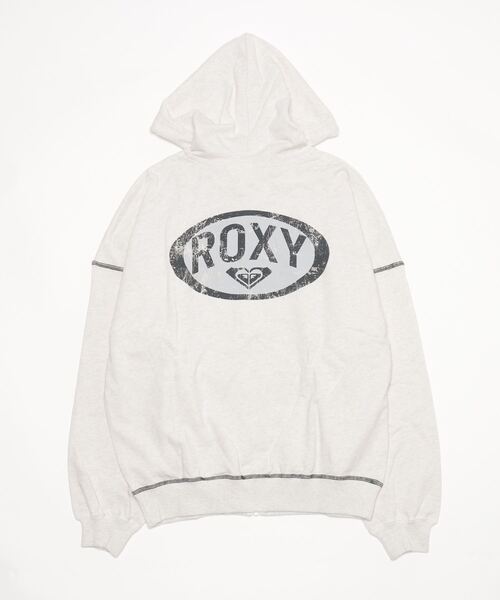 ROXY（ロキシー）の「ロキシー ROXY BACK LOGO ZIP（パーカー・レディース・バイオレット/ホワイト/ブラック・M/L/S）」の4枚目の写真