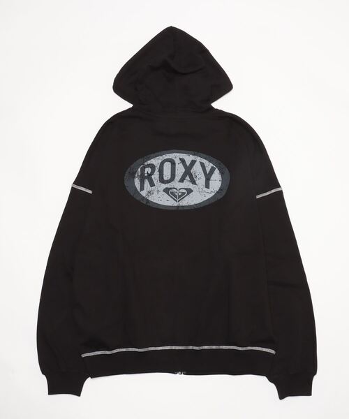 ROXY（ロキシー）の「ロキシー ROXY BACK LOGO ZIP（パーカー・レディース・バイオレット/ホワイト/ブラック・M/L/S）」の5枚目の写真