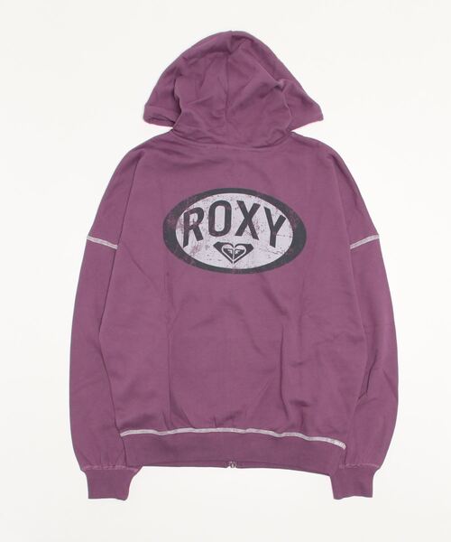 ROXY（ロキシー）の「ロキシー ROXY BACK LOGO ZIP（パーカー・レディース・バイオレット/ホワイト/ブラック・M/L/S）」の6枚目の写真