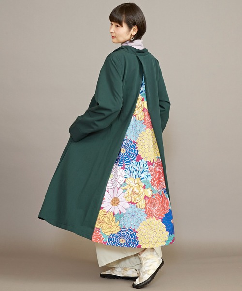 カヤ（カヤ）の「【カヤ】花ざかり八掛羽織（カーディガン/ボレロ