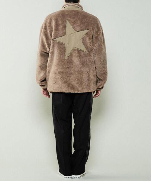 WILD THINGS（ワイルドシングス）の「【WILD THINGS】別注 フラッフィー ボア フーディ フリース ブルゾン（その他アウター・メンズ・ブラック/カーキ・SMALL/MEDIUM）」の17枚目の写真