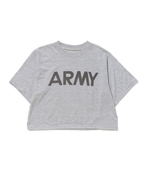 BEAMS BOY(ビームスボーイ)の「SOFFE / ARMY ショートT 15SS(Tシャツ/カットソー・レディース・グレー・ONE SIZE)」の2枚目の写真