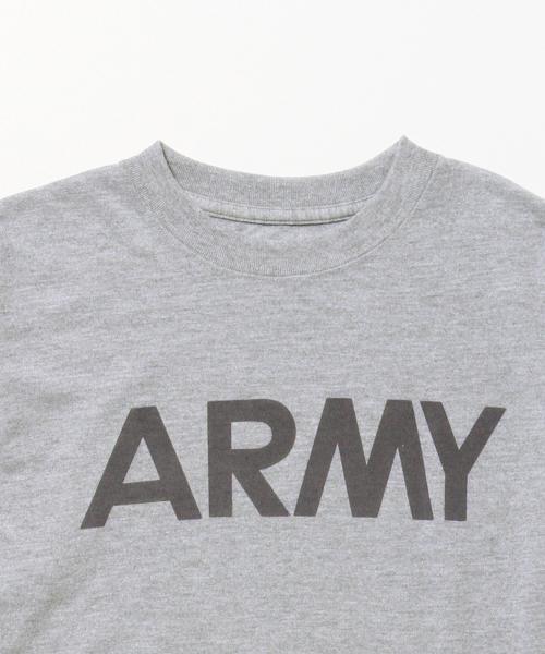 BEAMS BOY(ビームスボーイ)の「SOFFE / ARMY ショートT 15SS(Tシャツ/カットソー・レディース・グレー・ONE SIZE)」の3枚目の写真