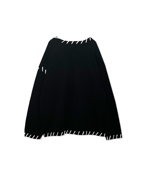 ANDGEEBEE(アンジービー)の「UNISEX アシンメトリーコードカーディガン(カーディガン/ボレロ・レディース・ブラック/グレー・MEDIUM)」の8枚目の写真