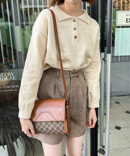 Ambre Ciel(アンブルシエル)の「オーバーポロニット/【WEB/EC限定商品】(ニット/セーター・レディース・アイボリー・FREE)」の4枚目の写真