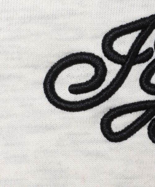 INGNI(イング)の「刺しゅうロゴスウェットチュニック(スウェット・レディース・ホワイト×ブラック/オートミール/ブラック・M)」の11枚目の写真