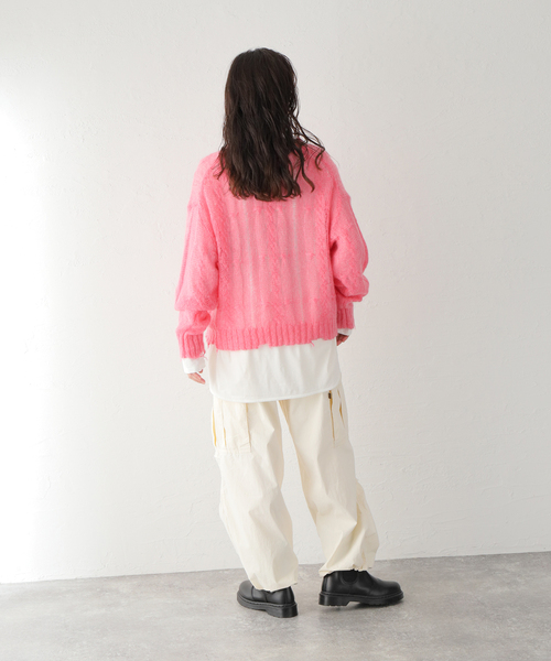 Alpha Industries(アルファインダストリーズ)の「【ALPHA / アルファ】バルーン ワイドカーゴ(カーゴパンツ・レディース・ホワイト/カーキ・X-SMALL/SMALL)」の19枚目の写真