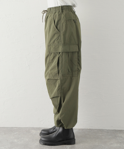 Alpha Industries(アルファインダストリーズ)の「【ALPHA / アルファ】バルーン ワイドカーゴ(カーゴパンツ・レディース・ホワイト/カーキ・X-SMALL/SMALL)」の5枚目の写真