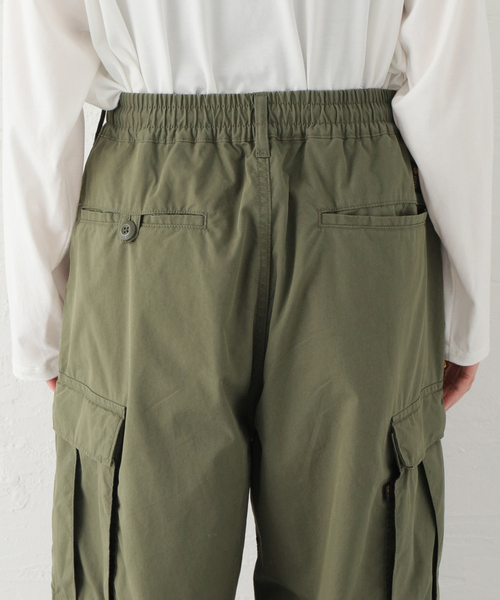 Alpha Industries(アルファインダストリーズ)の「【ALPHA / アルファ】バルーン ワイドカーゴ(カーゴパンツ・レディース・ホワイト/カーキ・X-SMALL/SMALL)」の20枚目の写真