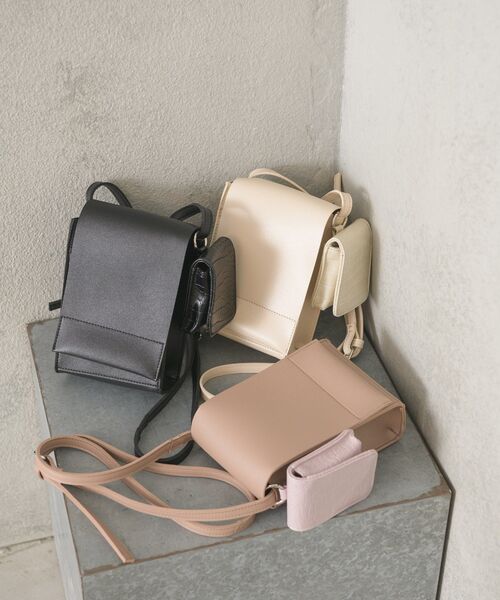 RETRO GIRL（レトロガール）の「ポーチsetショルダー（ショルダーバッグ・レディース・ブラック/ピンク/ナチュラル・ONE SIZE）」の5枚目の写真