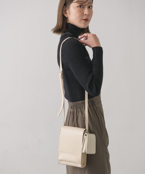 RETRO GIRL（レトロガール）の「ポーチsetショルダー（ショルダーバッグ・レディース・ブラック/ピンク/ナチュラル・ONE SIZE）」の4枚目の写真