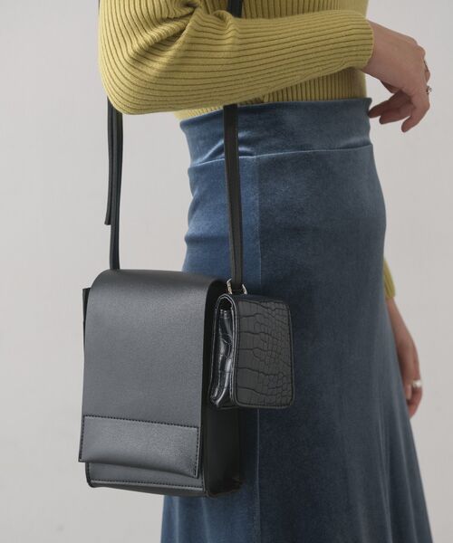 RETRO GIRL（レトロガール）の「ポーチsetショルダー（ショルダーバッグ・レディース・ブラック/ピンク/ナチュラル・ONE SIZE）」の8枚目の写真