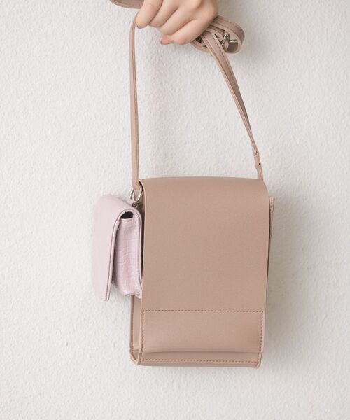 RETRO GIRL（レトロガール）の「ポーチsetショルダー（ショルダーバッグ・レディース・ブラック/ピンク/ナチュラル・ONE SIZE）」の12枚目の写真