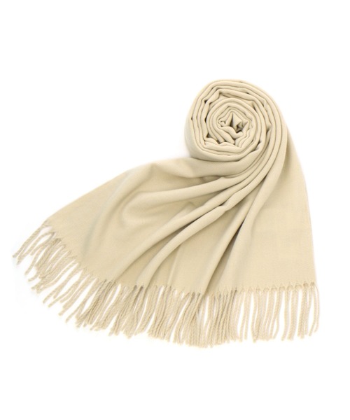 GLOBAL WORK(グローバルワーク)の「静電軽減無地ストール/281702(マフラー・レディース・クリーム/オレンジ/グリーン/ブラック/グレー/オフホワイト・FREE)」の5枚目の写真