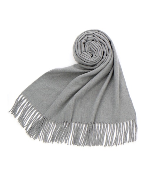 GLOBAL WORK(グローバルワーク)の「静電軽減無地ストール/281702(マフラー・レディース・クリーム/オレンジ/グリーン/ブラック/グレー/オフホワイト・FREE)」の4枚目の写真